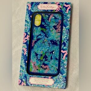 New in box Lilly Pulitzer Blue Coral iPhone Case - iPhone X/XS